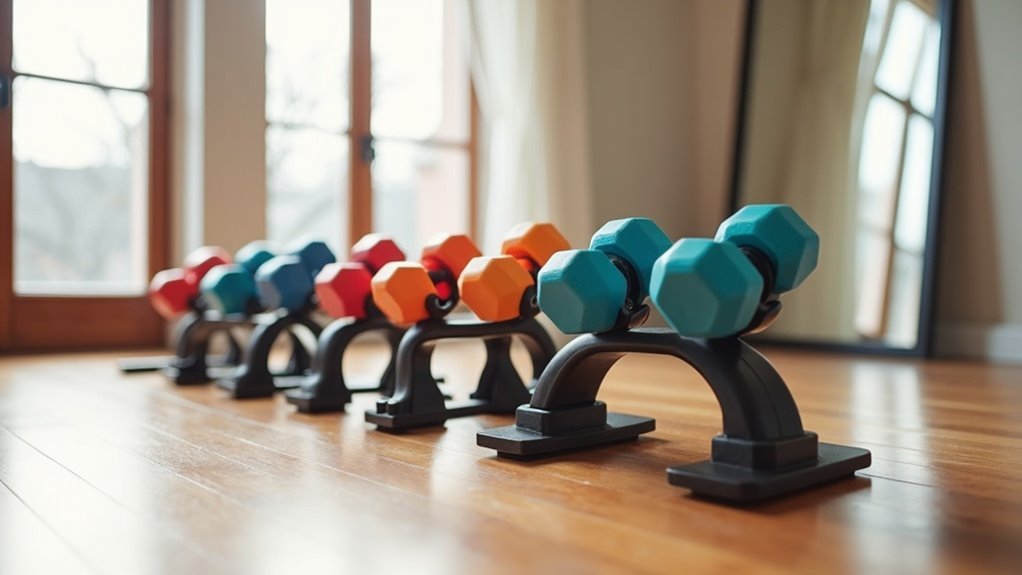 adjustable dumbbell stand options