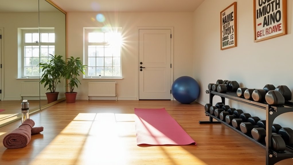 consistent home workout routine