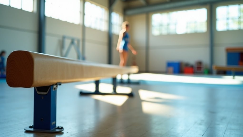 enhance gymnastics with balance beams
