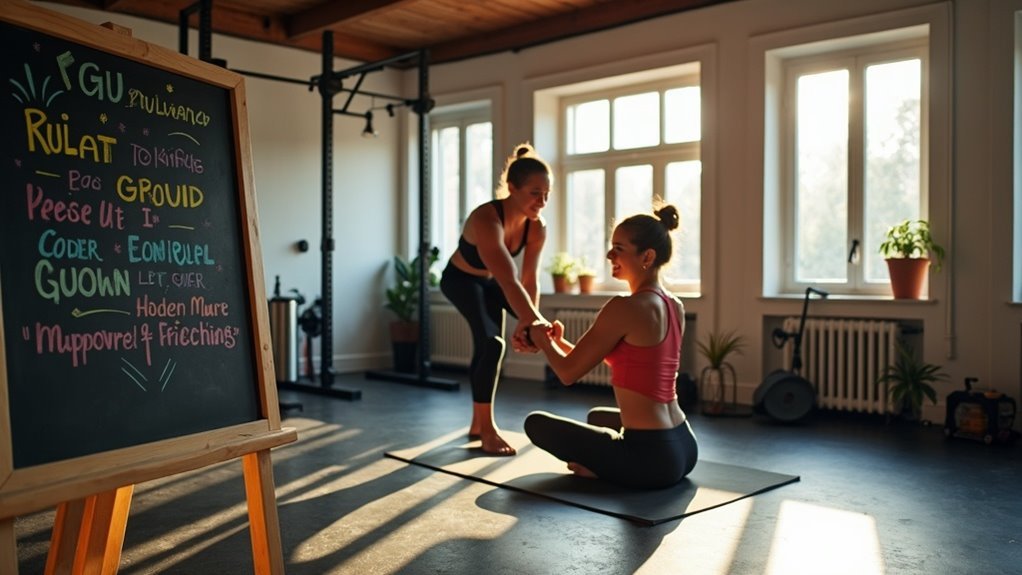 establish house gym guidelines