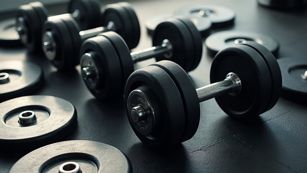 loadable dumbbell handles guide