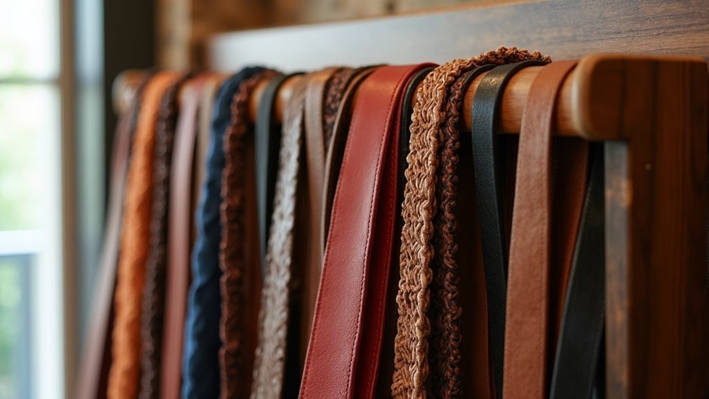 organize belts and wraps