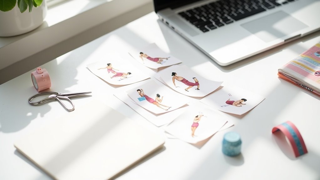 printable workout card creation