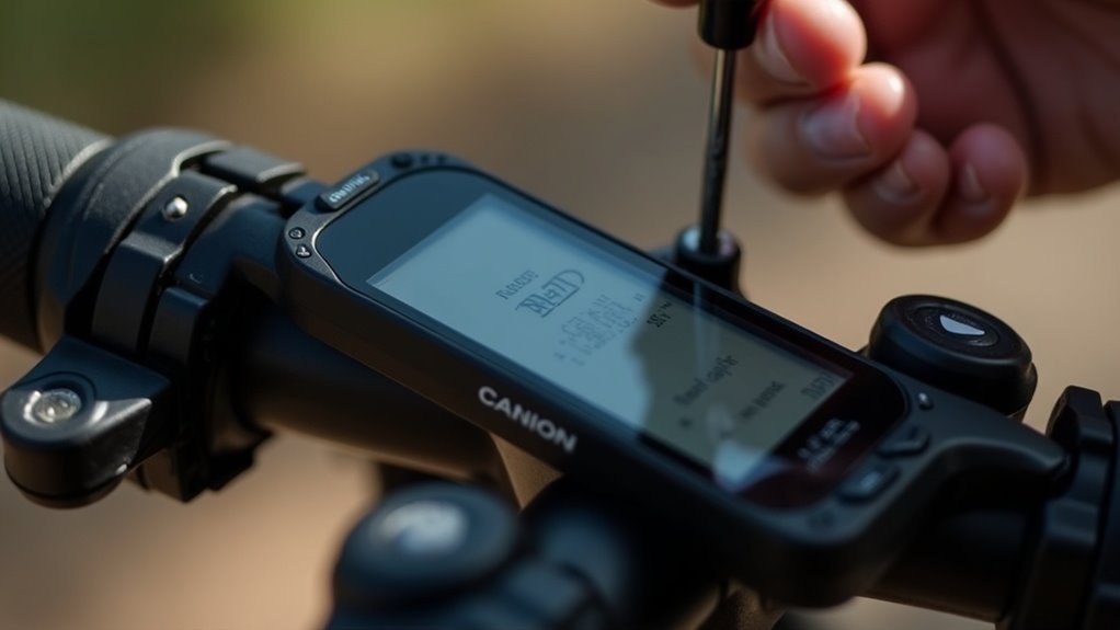 reset bike console battery