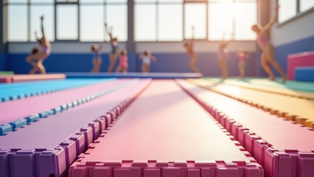 top gymnastics training mats