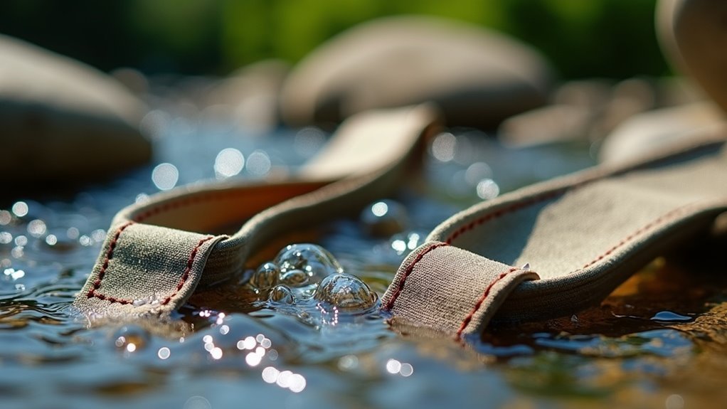 wash lifting straps carefully