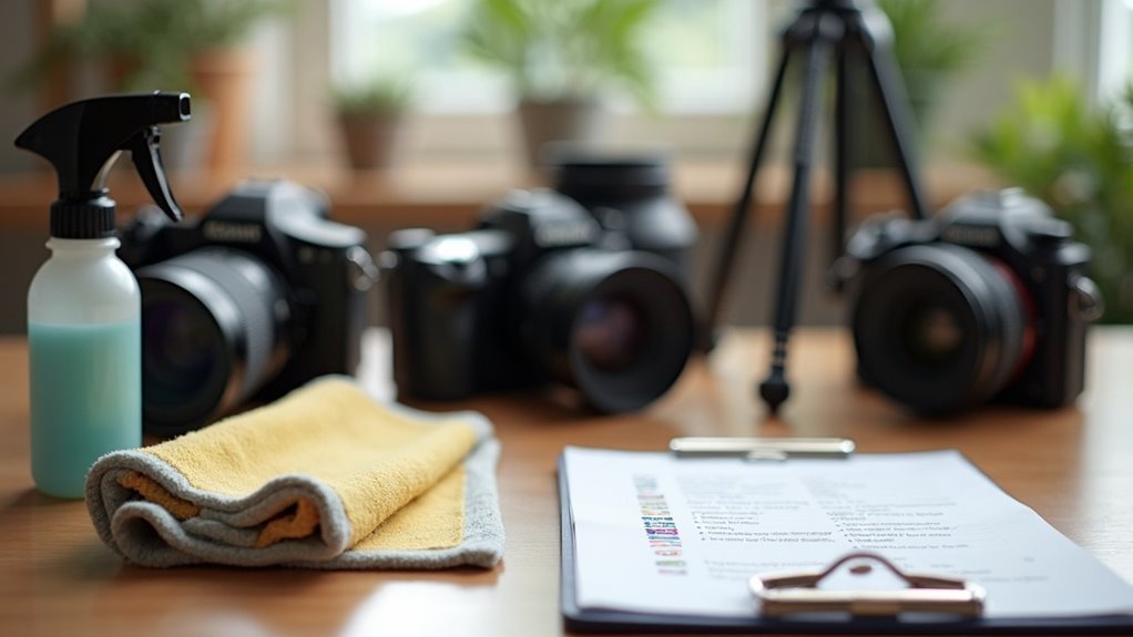 weekly equipment cleaning schedule